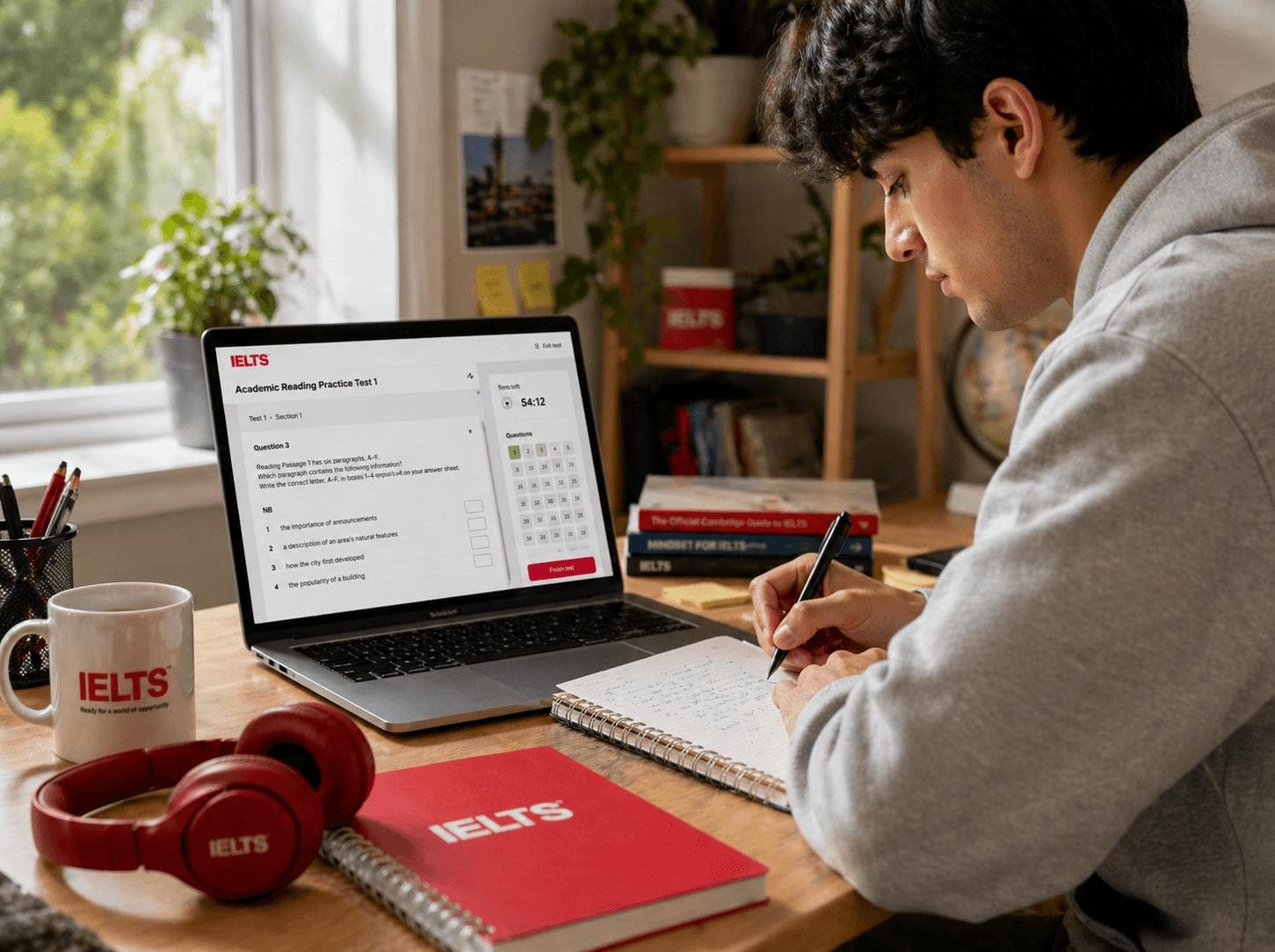 Mentor giving personalised feedback after a weekly mock test