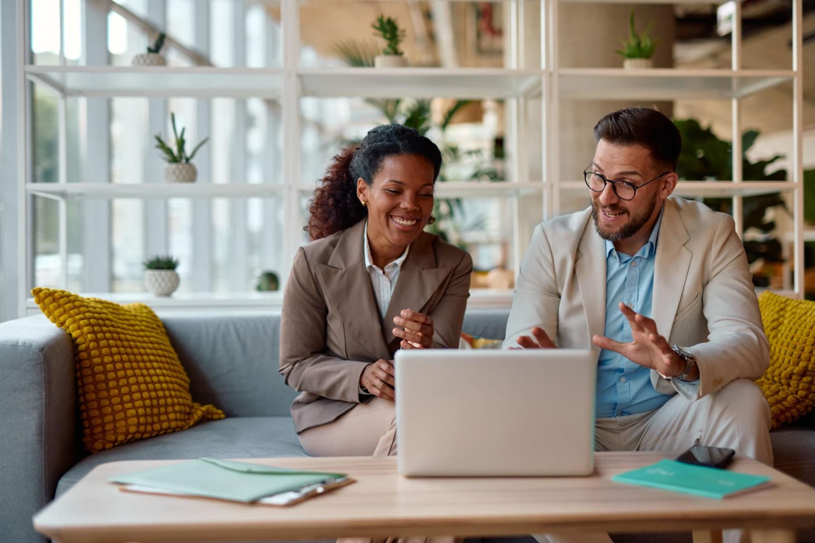 Members in a live video call discussing a daily topic